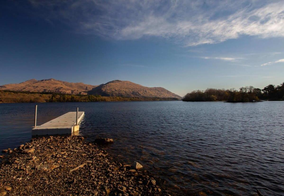 New Build Lodge With Stunning Views Of Loch Awe Hayfield  Esterno foto