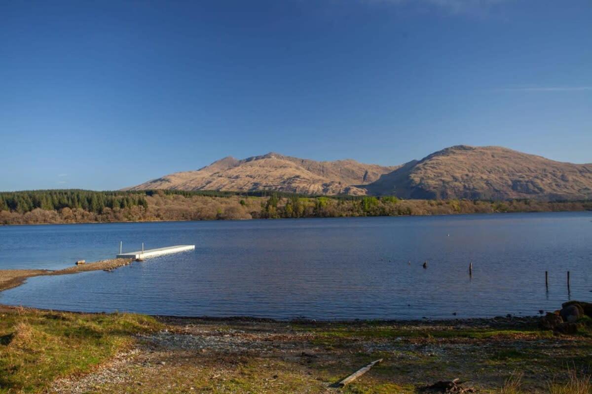 New Build Lodge With Stunning Views Of Loch Awe Hayfield  Esterno foto